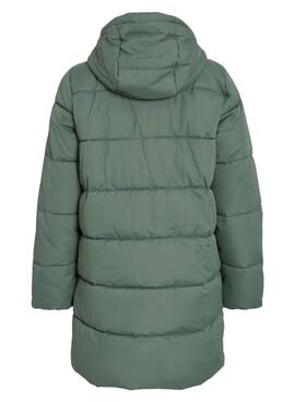 Manteau matelassé Vila Karla vert pour femme