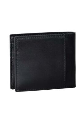 Portefeuille Calvin Klein Jeans Bold CK noir pour homme.