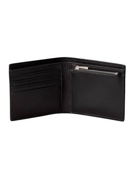 Portefeuille Calvin Klein Jeans Billfold noir et jaune pour homme.