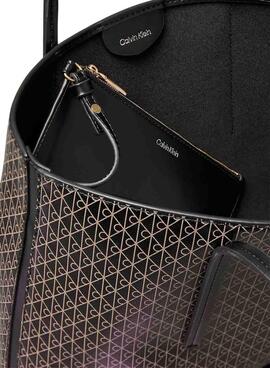 Sac Calvin Klein Jeans Emblem noir pour femme