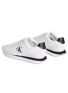 Sneakers Calvin Klein Jeans Retro Runner blanc pour femme
