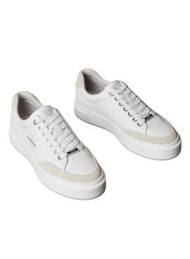 Chaussures Calvin Klein Jeans Basket blanches pour femme
