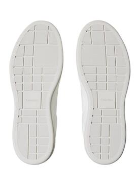 Chaussures Calvin Klein Jeans Basket blanches pour femme