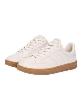 Chaussures Tommy Hilfiger The Heritage Court beige pour femme