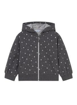 Survêtement trois pièces Mayoral étoiles gris pour bébé