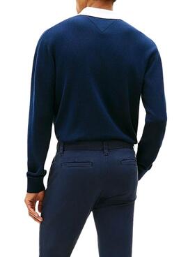 Pantalon Tommy Jeans Scanton chino bleu pour hommes