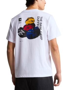T-shirt The North Face Duffel blanc pour homme