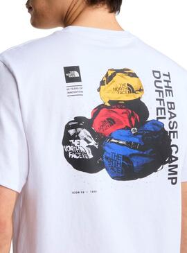 T-shirt The North Face Duffel blanc pour homme