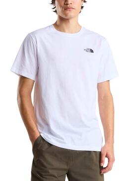 T-shirt The North Face Box blanc pour homme
