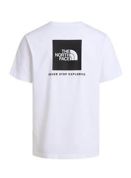 T-shirt The North Face Box blanc pour homme