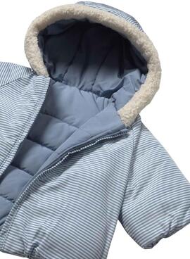 Manteau réversible Mayoral Bell bleu pour bébé