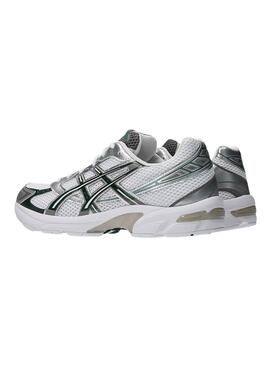 Chaussures Asics Gel 1130 argent et vert pour femme