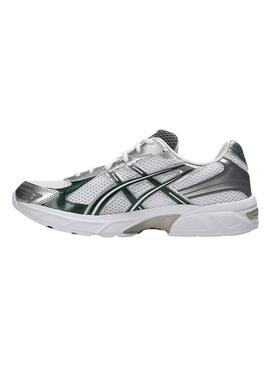 Chaussures Asics Gel 1130 argent et vert pour femme