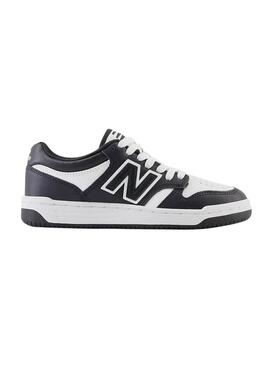Chaussures New Balance 480 noir et blanc pour garçons et filles