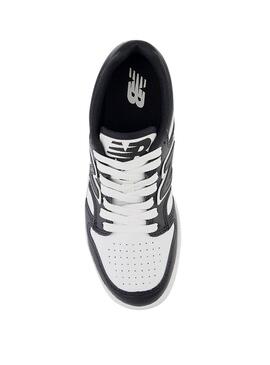 Chaussures New Balance 480 noir et blanc pour garçons et filles