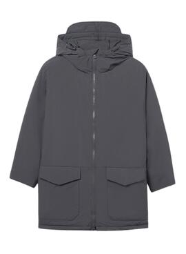 Parka Mayoral en gris sombra para niño