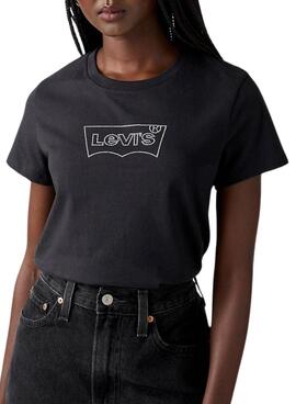 T-shirt Levis Batwing noir pour femme