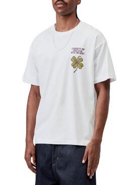 T-shirt Carhartt Clover blanc pour homme