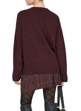 Maillot fidèle Amalio bordeaux pour femme