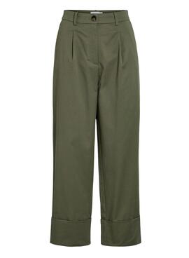 Pantalon Vila Simone vert pour femme