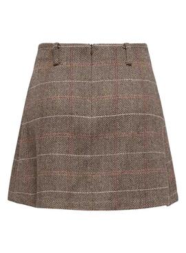 Jupe Only Ricca marron pour femme