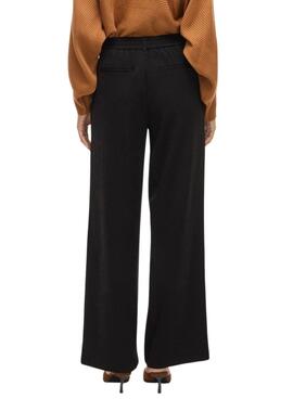 Pantalon Vila Vivarone noir pour femme