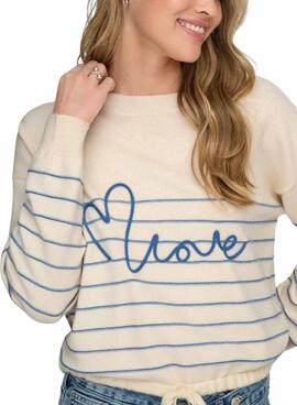 Maillot blanc signé Jersey Only pour femme