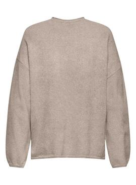 Maillot Amalio beige taupe fidèle Only pour femme