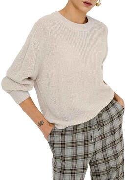 Maillot Only Milouz beige pour femme