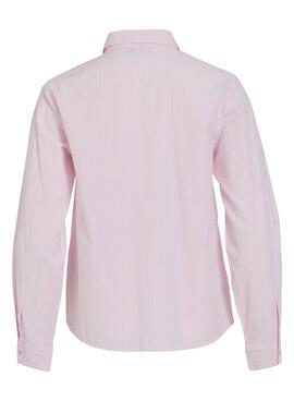 Chemise Vila Darma rose à rayures pour femme