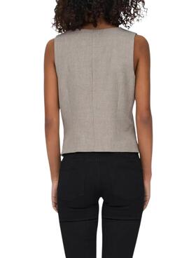 Veste Only Linda grise pour femme