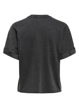 T-shirt Only Lucy noir pour femme