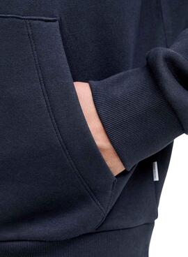 Sweat-shirt Jack and Jones Corp marine pour homme