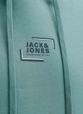 Sweat-shirt Jack and Jones Corp turquoise pour homme