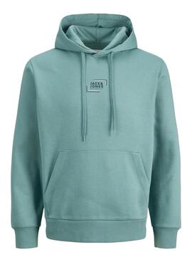 Sweat-shirt Jack and Jones Corp turquoise pour homme
