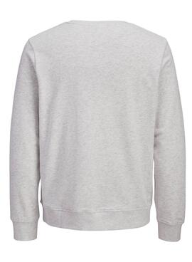 Sweatshirt Jack and Jones Devin gris pour homme