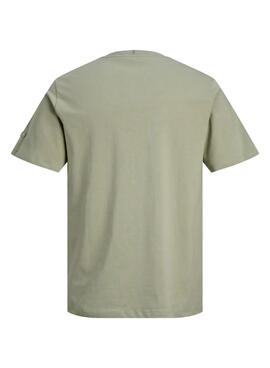 T-shirt Jack and Jones Catskills vert pour homme