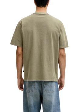 T-shirt Jack and Jones Bluaiden verte pour homme
