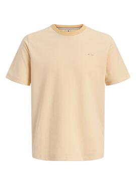 T-shirt Jack and Jones Blualves jaune pour homme