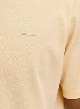 T-shirt Jack and Jones Blualves jaune pour homme