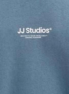 Sweat-shirt Jack and Jones Soho bleu pour homme