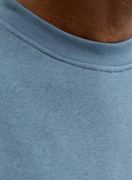 Sweat-shirt Jack and Jones Soho bleu pour homme