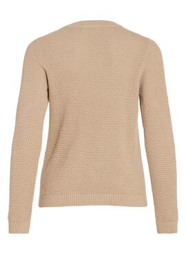 Maillot Vila Vidalo beige pour femme