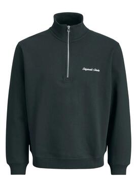 Sweatshirt Jack and Jones Norrebro verte pour homme