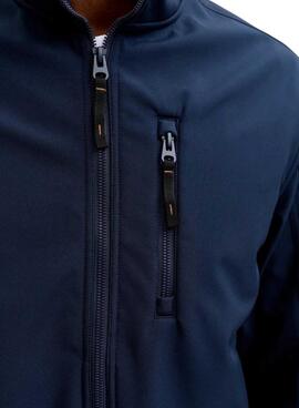 Veste de chasse Jack and Jones Parker bleue pour homme