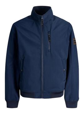 Veste de chasse Jack and Jones Parker bleue pour homme