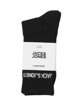 Paquet de chaussettes Jack and Jones Melvin noir pour homme