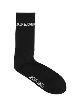 Paquet de chaussettes Jack and Jones Melvin noir pour homme
