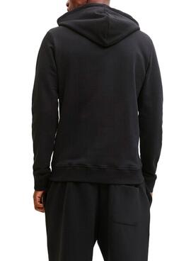 Sweat à capuche Jack and Jones Rain noir pour homme