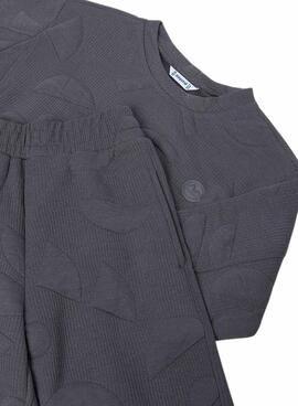 Survêtement rembourré gris Mayoral pour fille